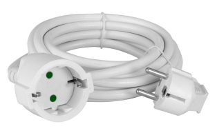 POWERTECH μπαλαντέζα ρεύματος PT-888 1x schuko 16A 3m λευκή