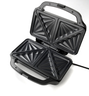 Petra PT2017 Τοστιέρα 2 Θέσεων XL 800W Μαύρη