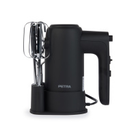 Petra Μίξερ Χειρος Μαύρο 300W με βάση αποθήκευσης