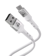 POWERTECH καλώδιο USB-C σε USB PTR-0162 σιλικόνης 60W 480Mbps 1m λευκό