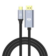 POWERTECH καλώδιο USB-C σε HDMI PTR-0171 4K/60Hz 10.2 Gbps 1m μαύρο