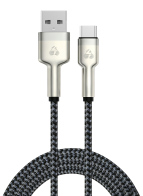 POWERTECH καλώδιο USB-C σε USB PTR-0199 PD 60W 480Mbps 1m μαύρο/γκρι