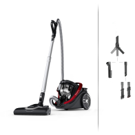 Rowenta Ηλεκτρική Σκούπα 500W με Κάδο 2.5lt Silence Force Cyclonic Effitech RO7933EA Μαύρη