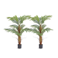 Vevor RZRDZW4FT2BLDY2FIV0 Σετ Τεχνητά Φυτά Φοίνικας 1219 mm 2 τμχ