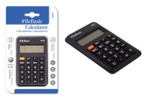 BEBASIC αριθμομηχανή τσέπης S059 μπαταρίας 8 ψηφία μαύρη