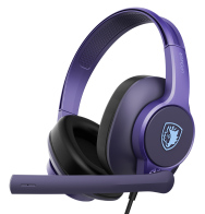 SADES gaming headset UPOWER 3.5mm σύνδεση 40mm μωβ