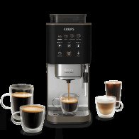 Krups SA403BE0 Μηχανή Espresso Αυτόματη 1450W 15bar με Μύλο Άλεσης Ασημί