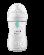 Philips Avent Μπιμπερό Natural Response με Airfree Vent 3-6 μηνών 260ml Νο3 ροή σχέδιο αστεράκια