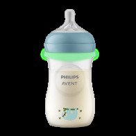 Philips Avent Μπιμπερό Natural Response με δακτύλιο που φωσφορίζει στο σκοτάδι 3-6 μηνών Νο3 ροή 260ml