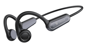 CELEBRAT neckband earphones SE9 OWS Bone Conduction 16.3mm 180mAh μαύρα