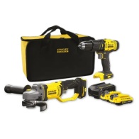 Stanley Fatmax Δραπανοκατσάβιδo V20 2x2ah 1A - Γωνιακός Τροχός 125mm
