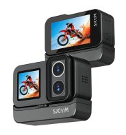 SJCAM action camera SJ20 με 2x φακούς 2x οθόνες 20MP/4K WiFi αδιάβροχη θήκη μαύρη