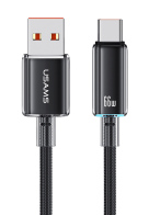 USAMS καλώδιο USB-C σε USB US-SJ658 66W 480Mbps 1.2m μαύρο
