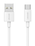 USAMS καλώδιο USB-C σε USB US-SJ708 3A 480Mbps 1m λευκό