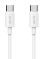 USAMS καλώδιο USB-C US-SJ711 60W 480Mbps 1m λευκό