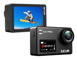 SJCAM action camera SJ8 Pro οθόνη αφής 12MP/4K WiFi αδιάβροχη θήκη μαύρη