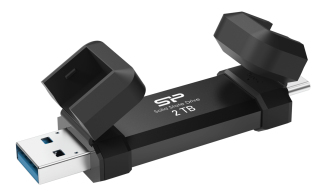 SILICON POWER εξωτερικός SSD Marvel Xtreme DS72 USB-C/USB 3.2 2TB μαύρο