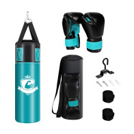Costway Σετ Παιδικός Σάκος Πυγμαχίας με Γάντια και Μπαντάζ Costway SP37567TU