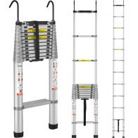 Vevor SSLTQL15190KGJVF3V0 Τηλεσκοπική Σκάλα Αλουμινίου 15 ft Πολλαπλών Χρήσεων