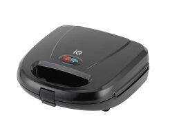 IQ Τοστιέρα για 2 Τοστ 750W Μαύρη