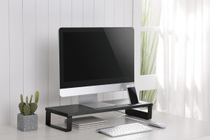 BRATECK επιτραπέζια βάση για οθόνη/laptop STB-118 με 3x USB θύρες 17-32" έως 20kg μαύρη