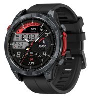 ZEBLAZE smartwatch Stratos 4 με φακό heart rate 1.43" AMOLED GPS 5 ΑΤΜ MIL-STD-810H μαύρο