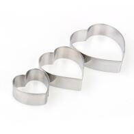 Sugar Love Κουπ Πατ Καρδιά 3 Τεμάχια