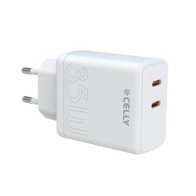 CELLY  Φορτιστής τοίχου 2 USB-C 35W
