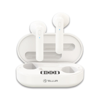 Tellur Ακουστικά Earbud Bluetooth Handsfree με Θήκη Φόρτισης TLL511411 Λευκά