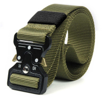 Ζώνη στρατιωτικού τύπου TMV-0059 ρυθμιζόμενη 3.8x160cm χακί