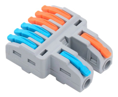 POWERTECH κλέμα σύνδεσης καλωδίων TOOL-0108 6pin προς 2pin 5τμχ