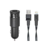RIVAPOWER VA4225 BD2  car charger black 3,4A/ 2USB,