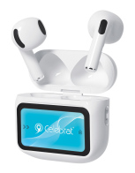 CELEBRAT earphones με θήκη φόρτισης W76 True Wireless 13mm 25/300mAh λευκά