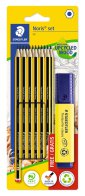 STAEDTLER σετ ξύλινα μολύβια με μαρκαδόρο υπογράμμισης Noris 120-BK12P1 εξάγωνα ΗB 13τμχ