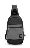 Arctic Hunter τσάντα Crossbody XB0060-DG αδιάβροχη γκρι