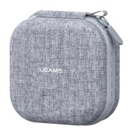USAMS θήκη οργάνωσης ακουστικών Bluetooth ZB351 9.5x9.5x5cm γκρι