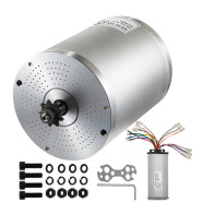 VEVOR Ηλεκτρικός Κινητήρας Συνεχούς Ρεύματος Χωρίς Ψήκτρες 4900 RPM 72V 3000W  ZLDJWS3KW72VWZDKZV9