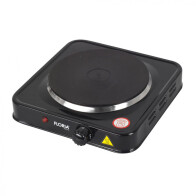 Zilan ZLN2828 Μονή Hλεκτρική Eστία Eμαγιέ 17.5cm Μαύρη