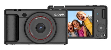 SJCAM compact φωτογραφική μηχανή ZV200 12MP 16x ψηφιακό zoom μαύρη