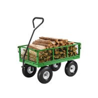 VEVOR Ατσάλινο Καρότσι Κήπου 680lb Βαρέως Τύπου με Ρόδες 10in ZXHYTCHH680LDM4Y8V0