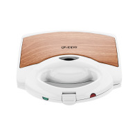 Gruppe ΤΧS-886C Τοστιέρα 750W 180° White Matt-Wood