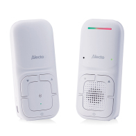 ALECTO Full Eco Ασύρματη ενδοεπικοινωνία (baby monitor), τεχνολογίας DECT 1.8GHz με δυνατότητα αμφίδρομης επικοινωνίας σε άσπρο χρώμα. ALECTO DBX130