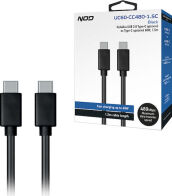NOD Καλώδιο USB 2.0 Τype-C αρσενικό σε Τype-C αρσενικό 60W, 1.5m NOD UC60-CC480-1.5C