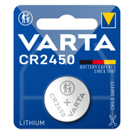 Varta Μπαταρία Λιθίου Ρολογιών CR2450 3V Professional Electronics 1τμχ