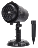 OEM Προτζέκτορας Αλουμινίου Αστέρια με Χιόνι Θερμό Λευκό Led IP44