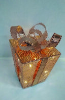 Joylight Κουτί Μεταλλικό 50 Led Μπαταρίας 3ΑΑΑ Χάλκινο με Θερμό Φώς