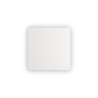 Ideal Lux Φωτιστικό Τοίχου Απλίκα Μονόφωτο Κάλυμμα Διαθλαστήρας AP1 Square Big 195735 Led 11W Λευκό