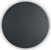 Ideal Lux Φωτιστικό Τοίχου Απλίκα Μονόφωτο Κάλυμμα Διαθλαστήρας AP1 Round Small 195742 Led 9,5W Μαύρο