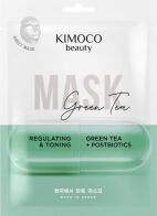 Kimoco Sheet Μάσκα Προσώπου για Ενυδάτωση με Πράσινο Τσάι 23ml