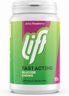 Lift Fast Acting Glucose Chews Ειδικό Συμπλήρωμα Διατροφής 50 μασώμενες ταμπλέτες Juicy Raspberry